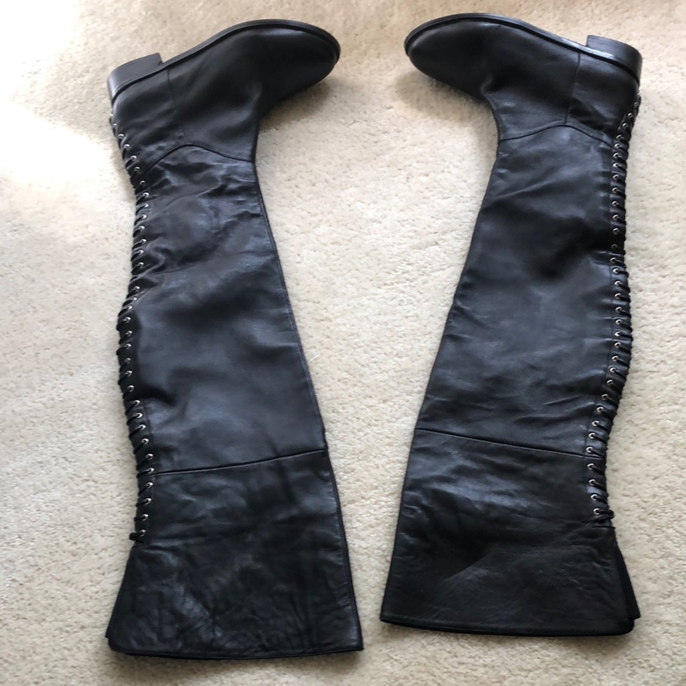 OTK McQueen Black Boots Size 40